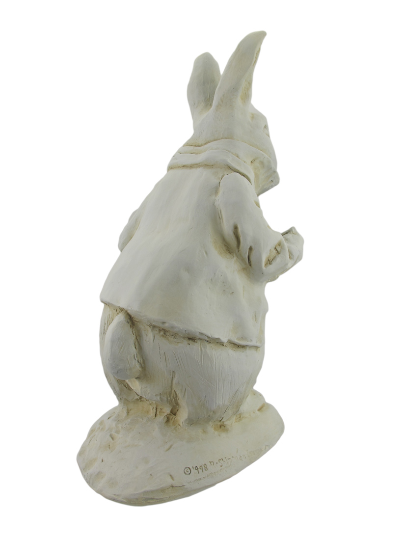 Alice In Wonderland White Rabbit Garden Statue Outdoor Statues Tanga