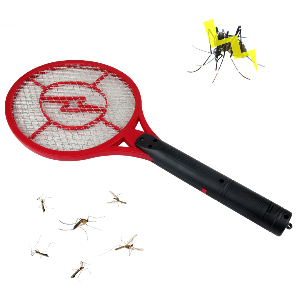 Evelots Powerful Electric Mosquito Fly Swatter Tanga