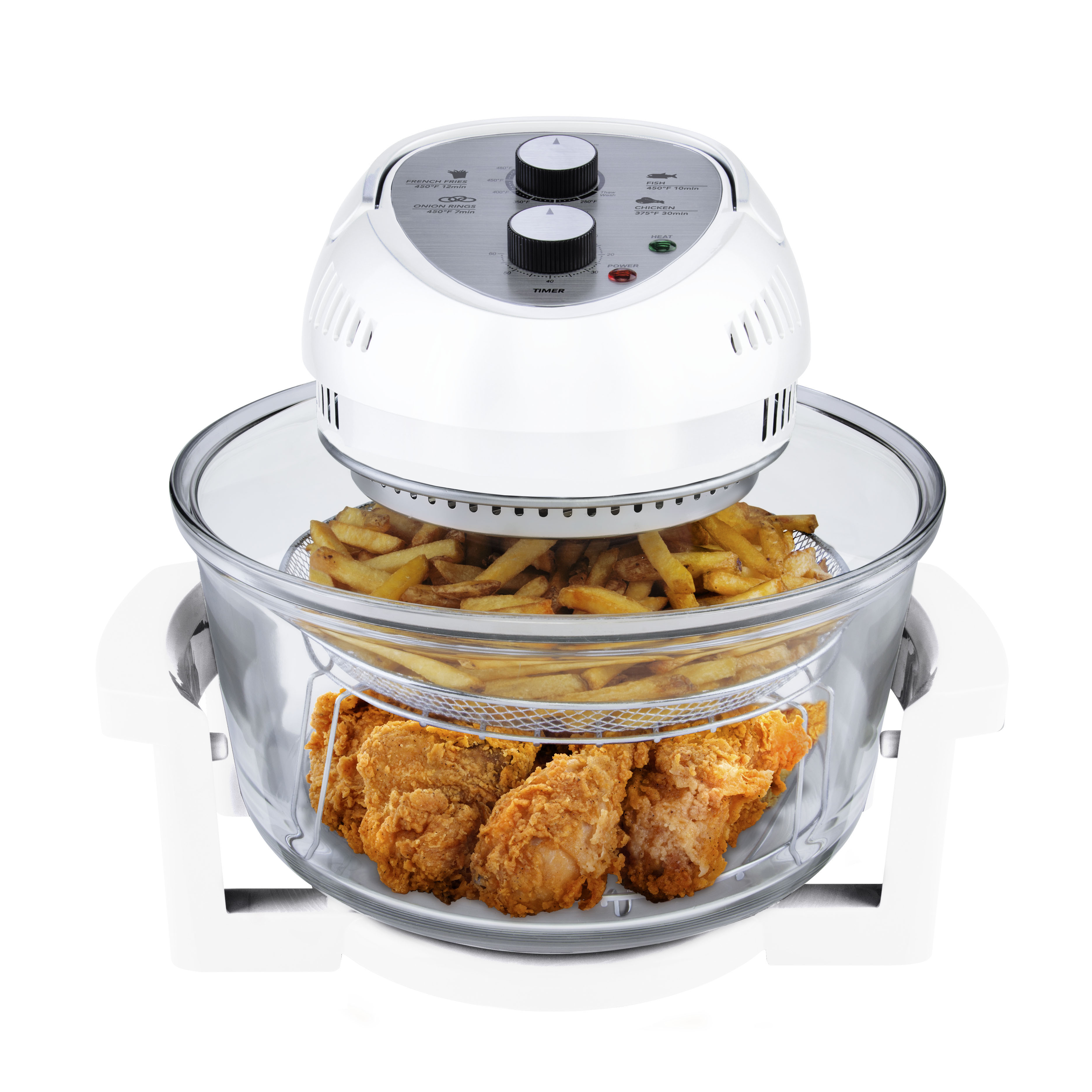 Big Boss 16 Quart 1300 Watt OilLess Air Fryer Tanga
