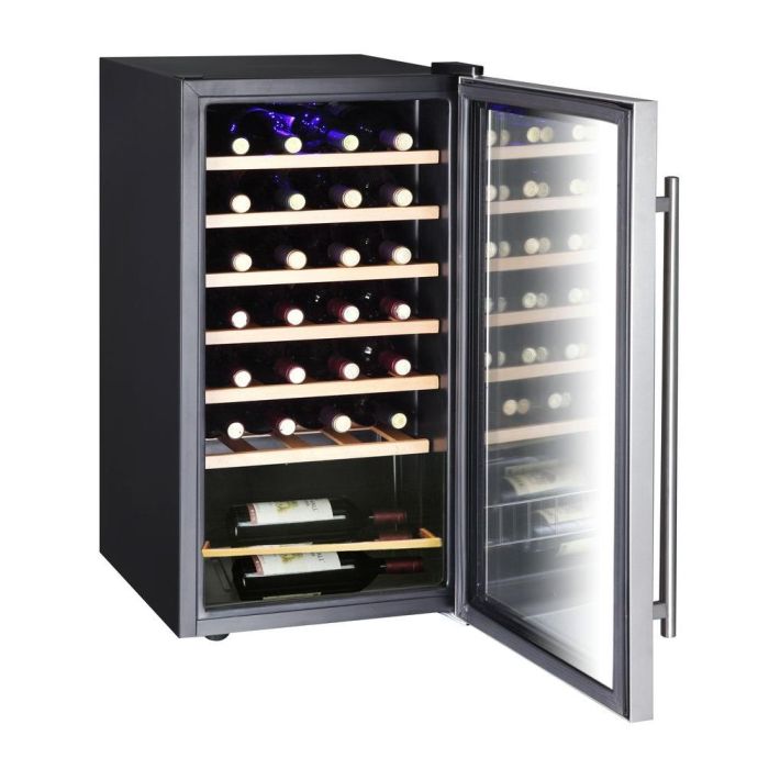 Vissani 17 in. 28Bottle Wine Cooler in Stainless Steel Tanga