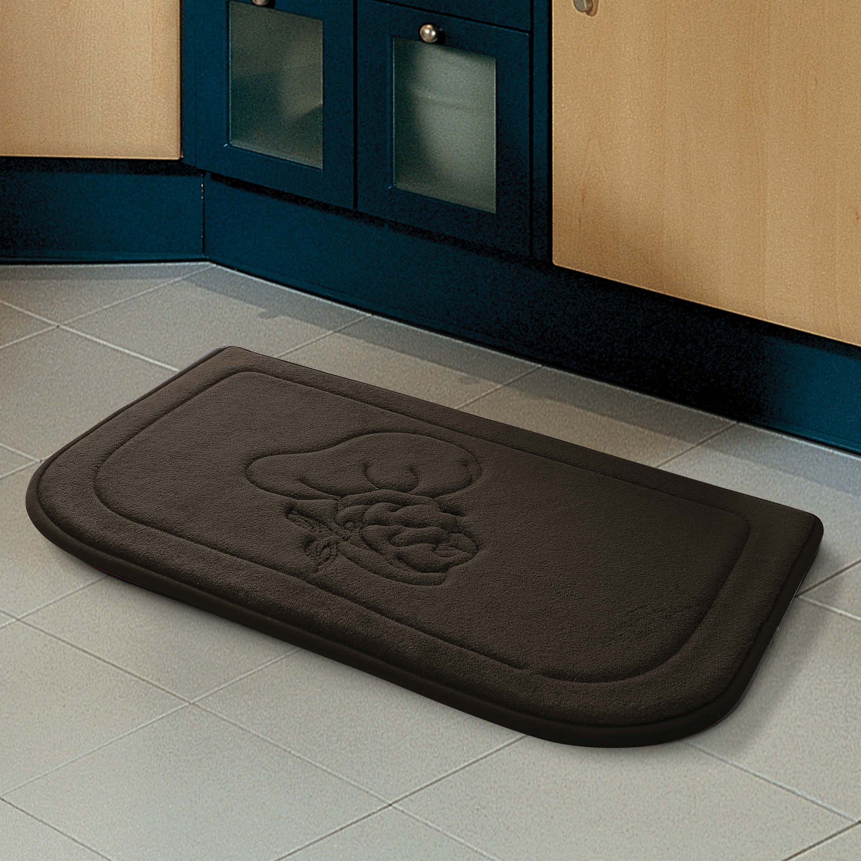 Embossed Chef Memory Foam 18x27 Kitchen Floor Mat Tanga