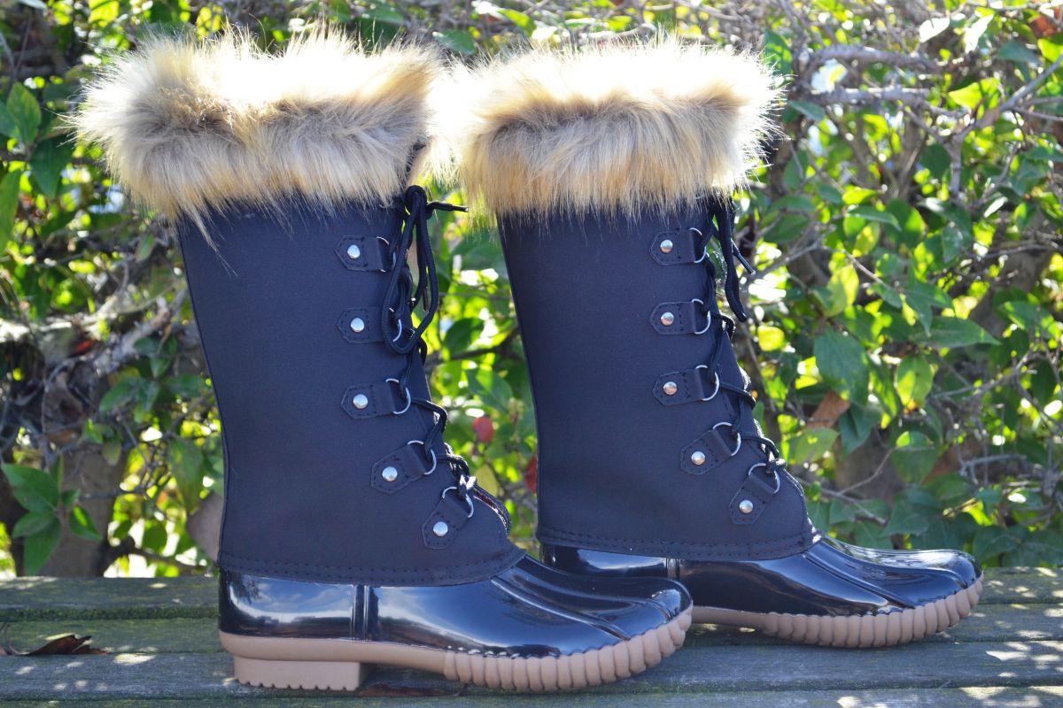 Women Faux Fur Duck Boots 3 Colors! BelleChic
