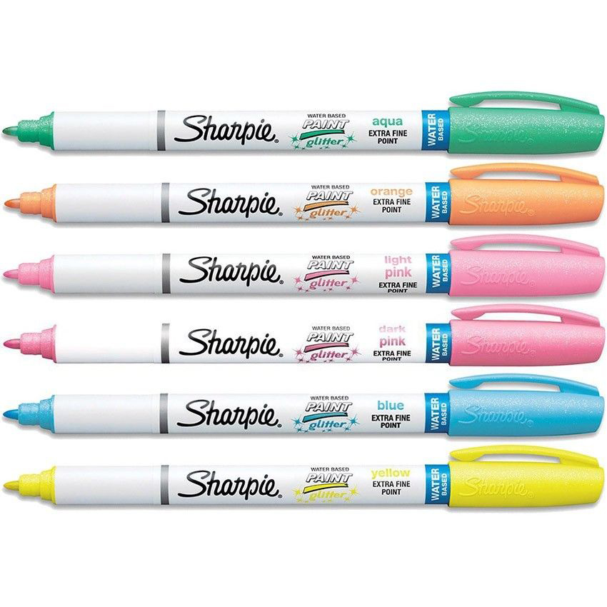 Sharpie Glitter Paint Craft Extra Fine Point Markers Choose Pack Size