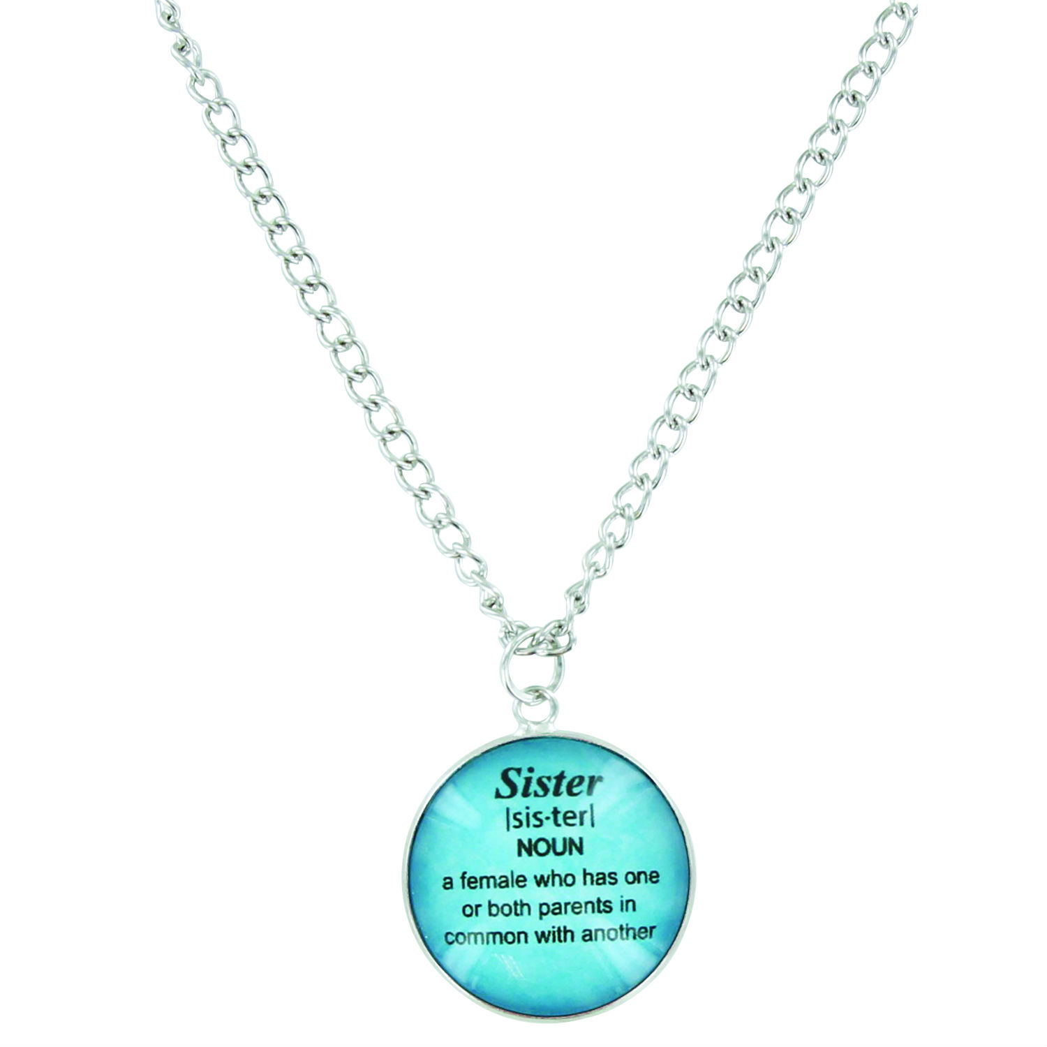 Definition of a Sister Pendant Necklace BelleChic