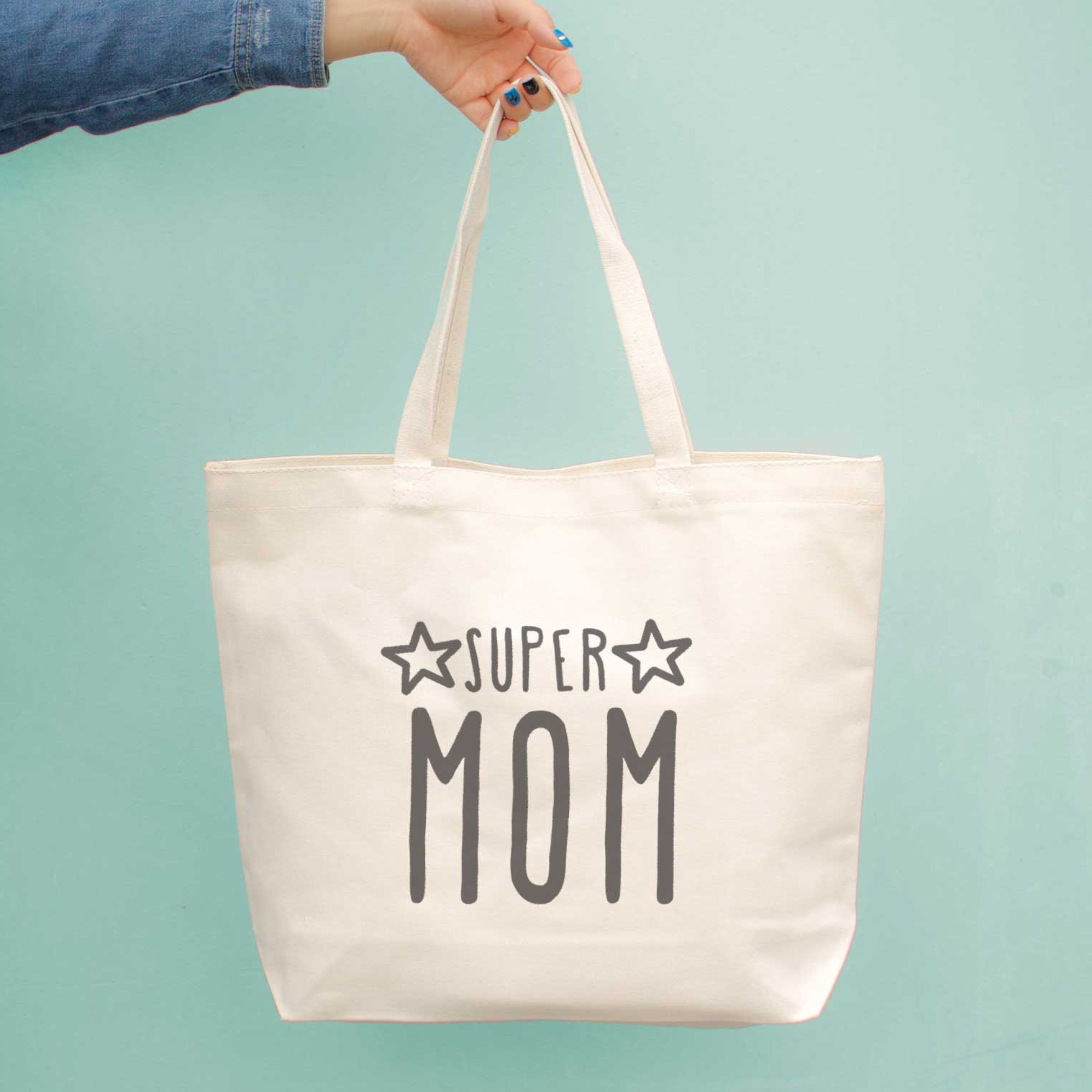 Super Mom Canvas Bag BelleChic