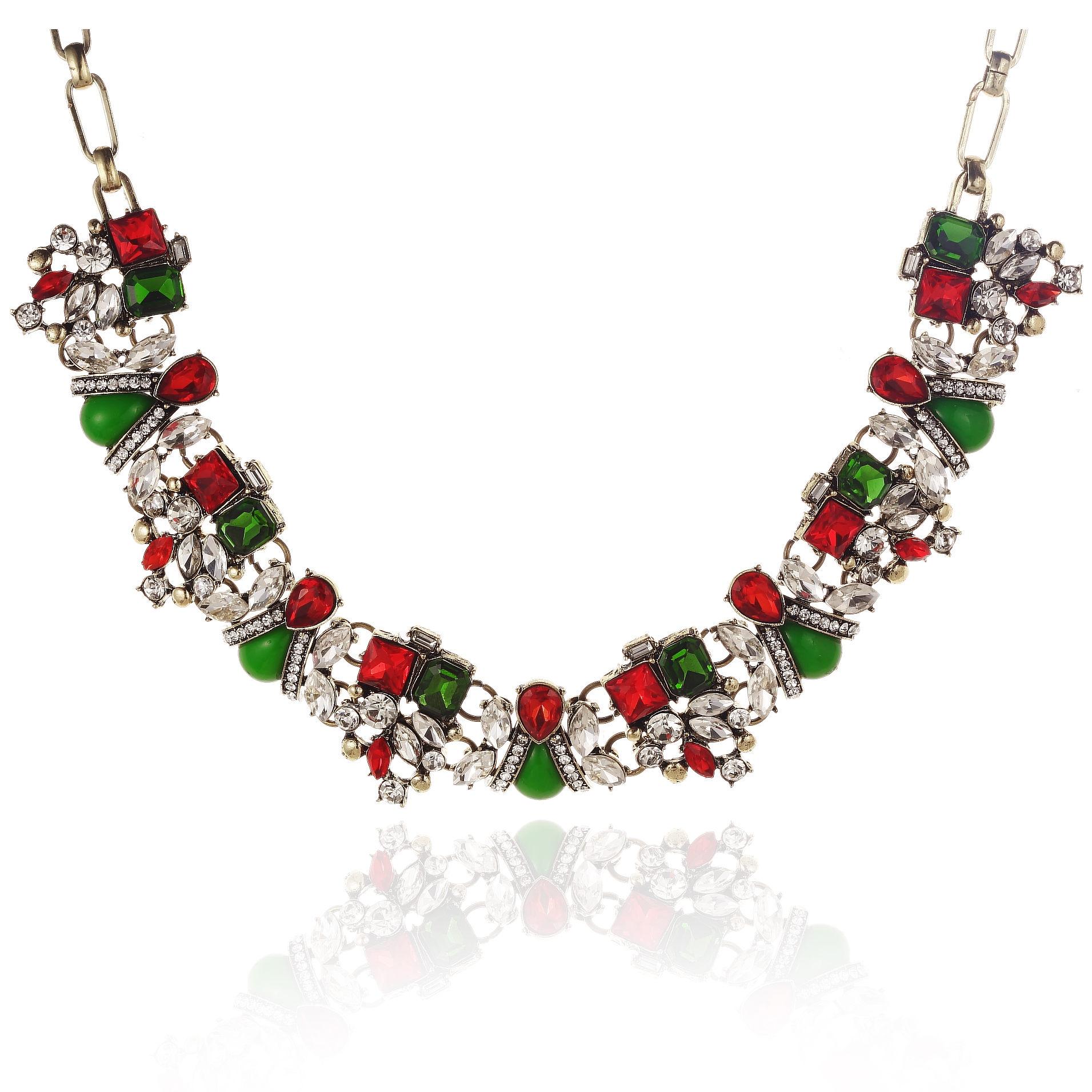 Happy Holiday Statement Necklace BelleChic