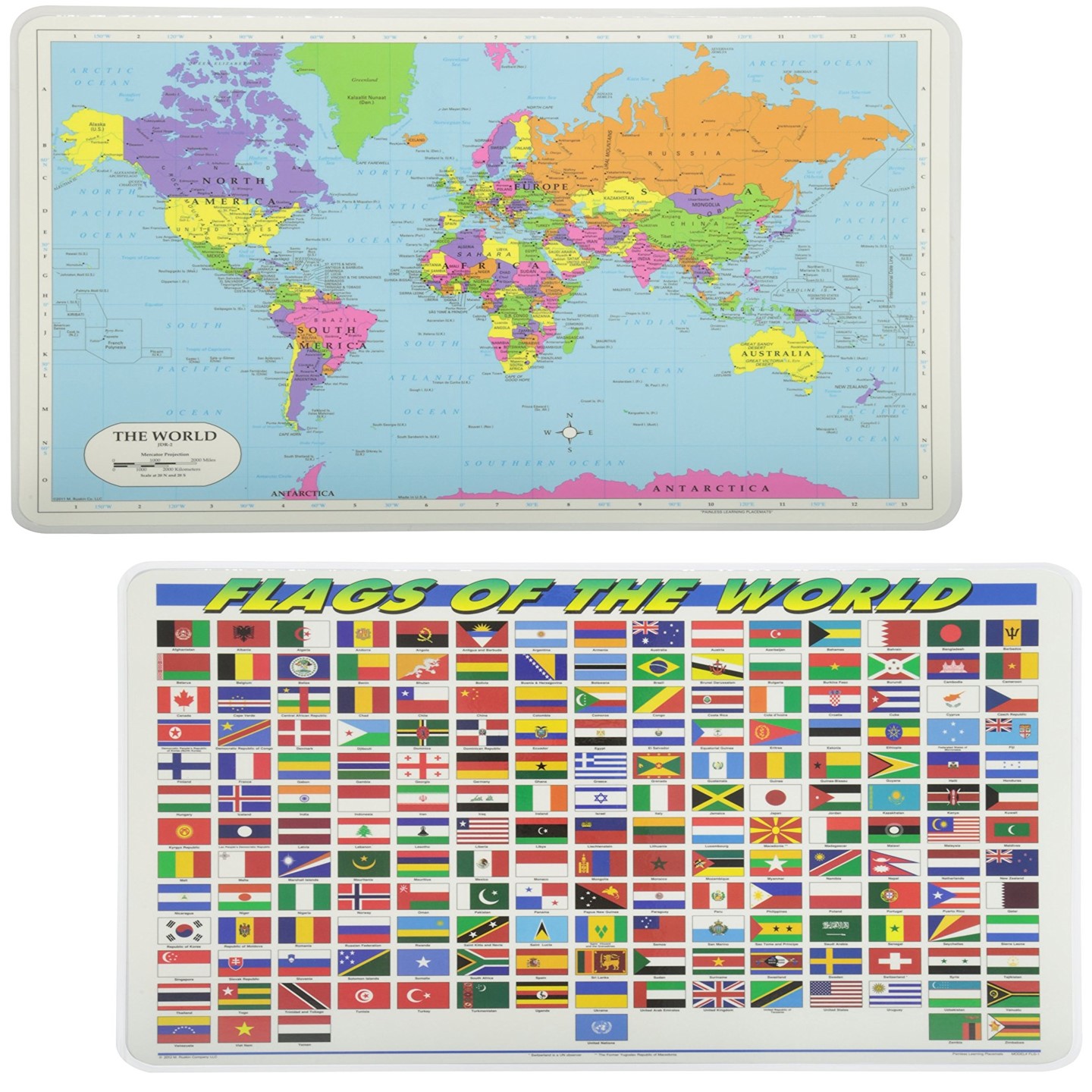 Placemat Maps at Tina Curren blog