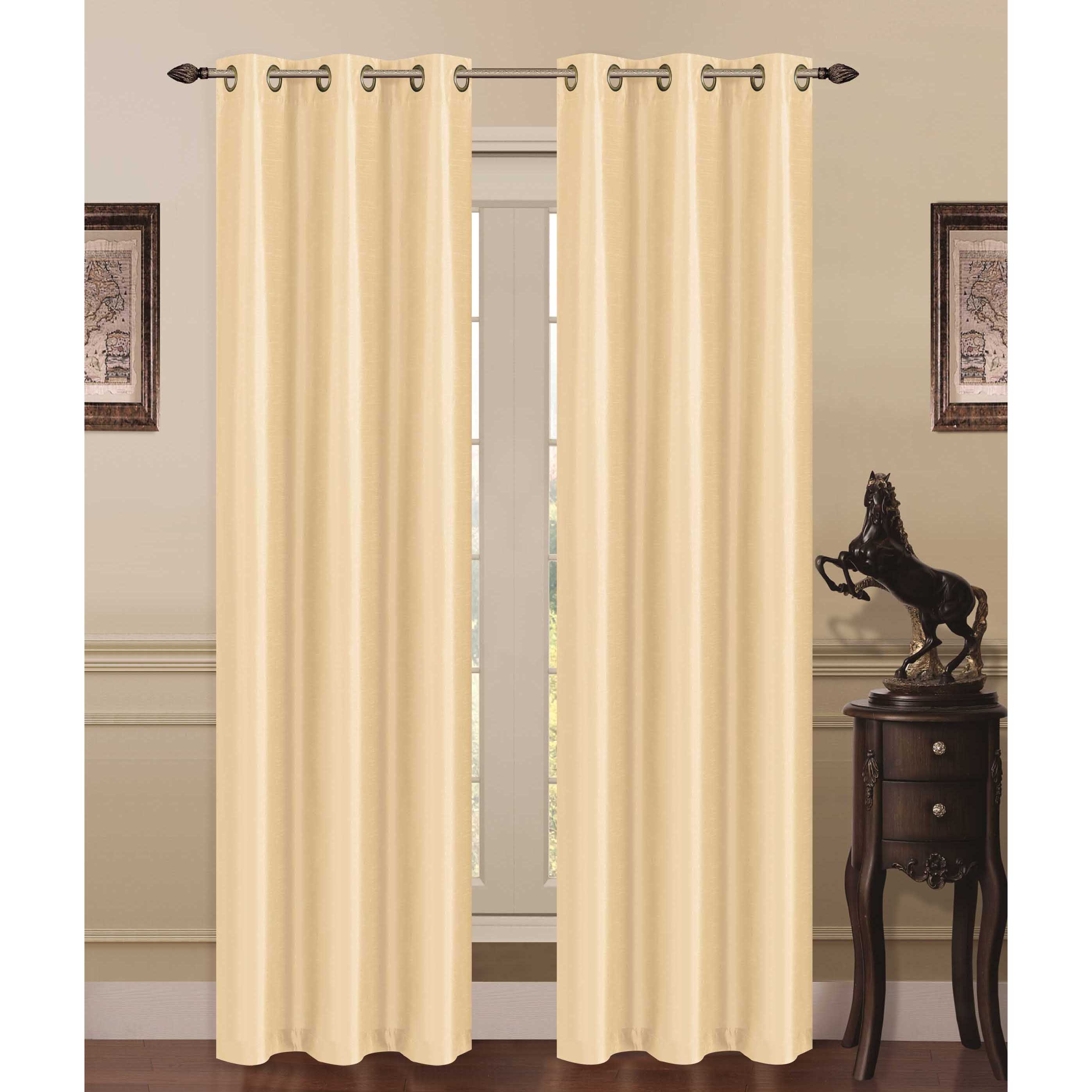 2Pack Elegant 38x84 Blackout Curtains with Foam Backing Tanga