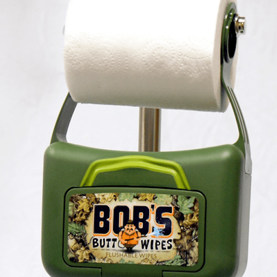 Bob's Butt Wipes Hanging Dispenser & 42ct Flushable Wipes Tanga
