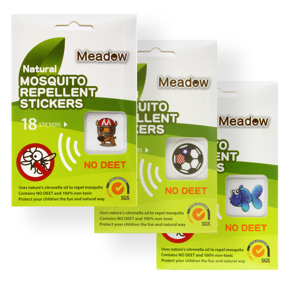 Meadow Natural Citronella Mosquito Repellent Stickers (54 Pcs) Tanga