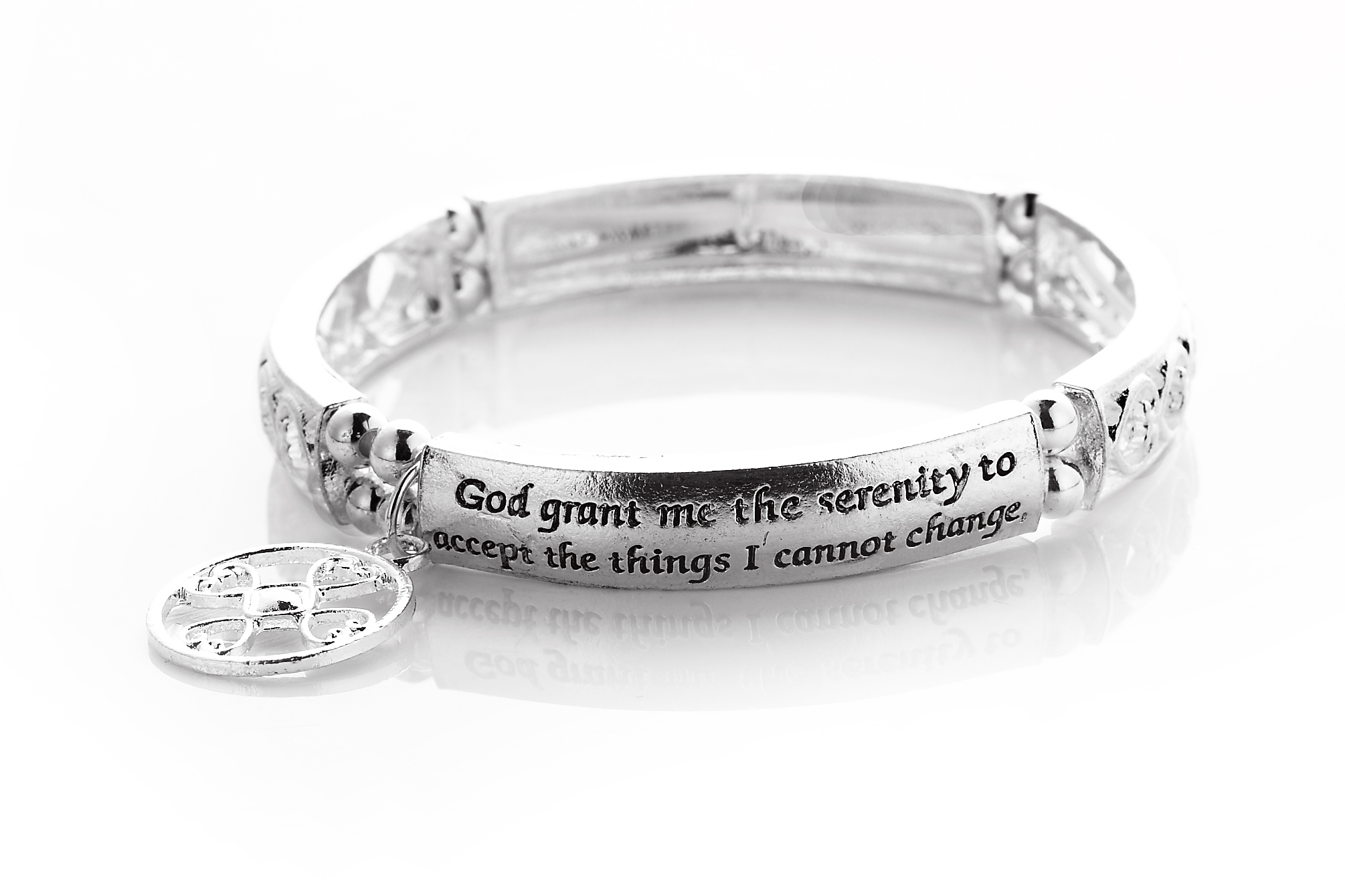 Serenity Prayer Engraved Bracelet BelleChic