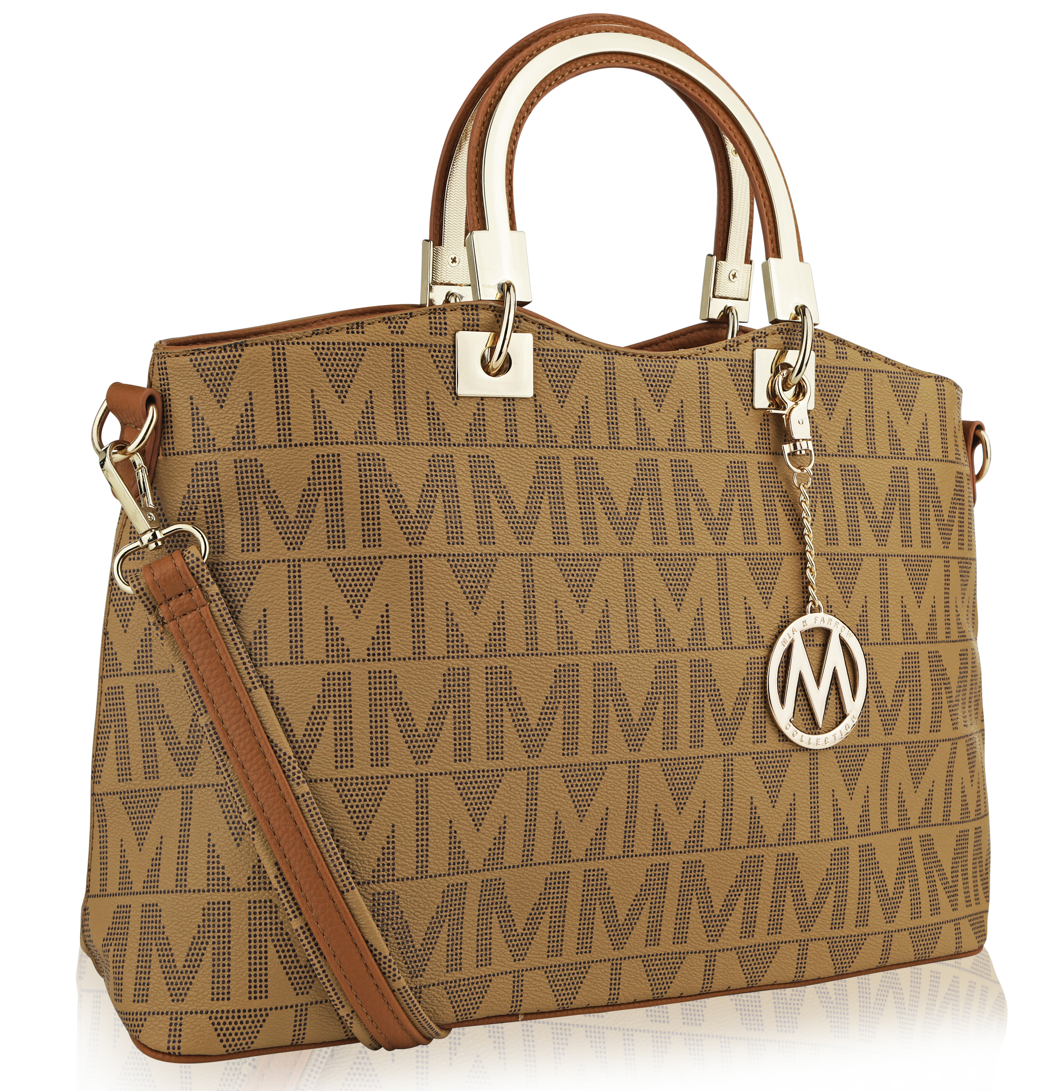 MKF Collection Galilea Milan M Signature handbag by Mia K Farrow