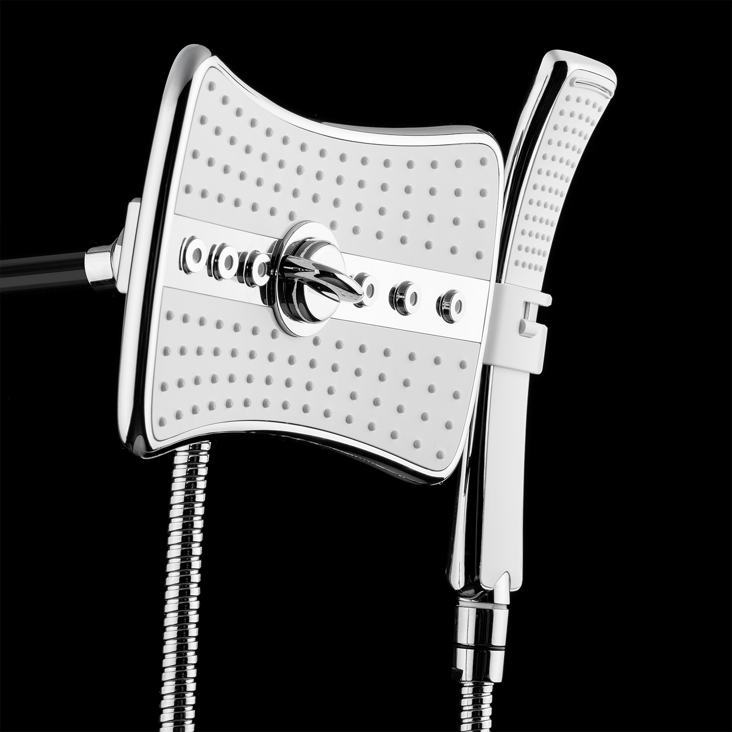 Akdy Rainfall Jet Spray Handheld Shower Head & WandSH0040 Tanga