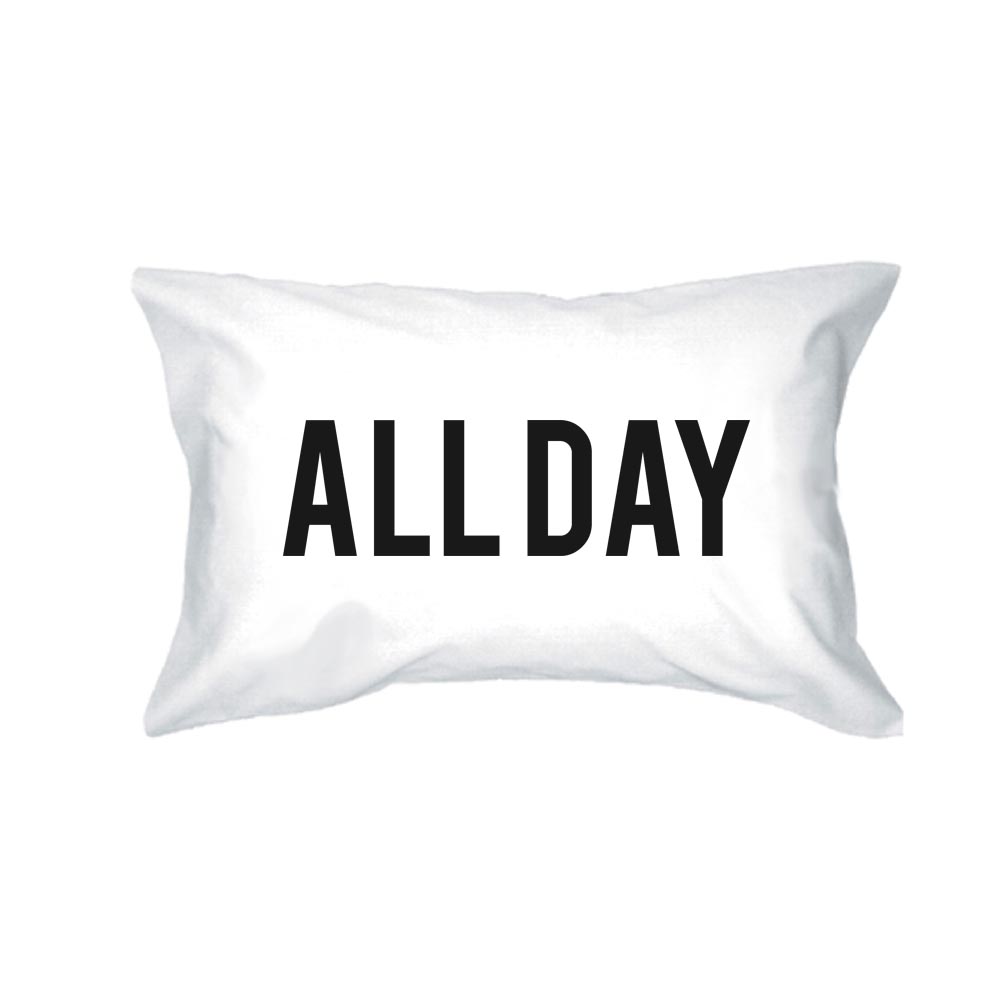 Funny Pillowcases Standard Size 20 x 31 ZZZ… All Day Matching Pillow