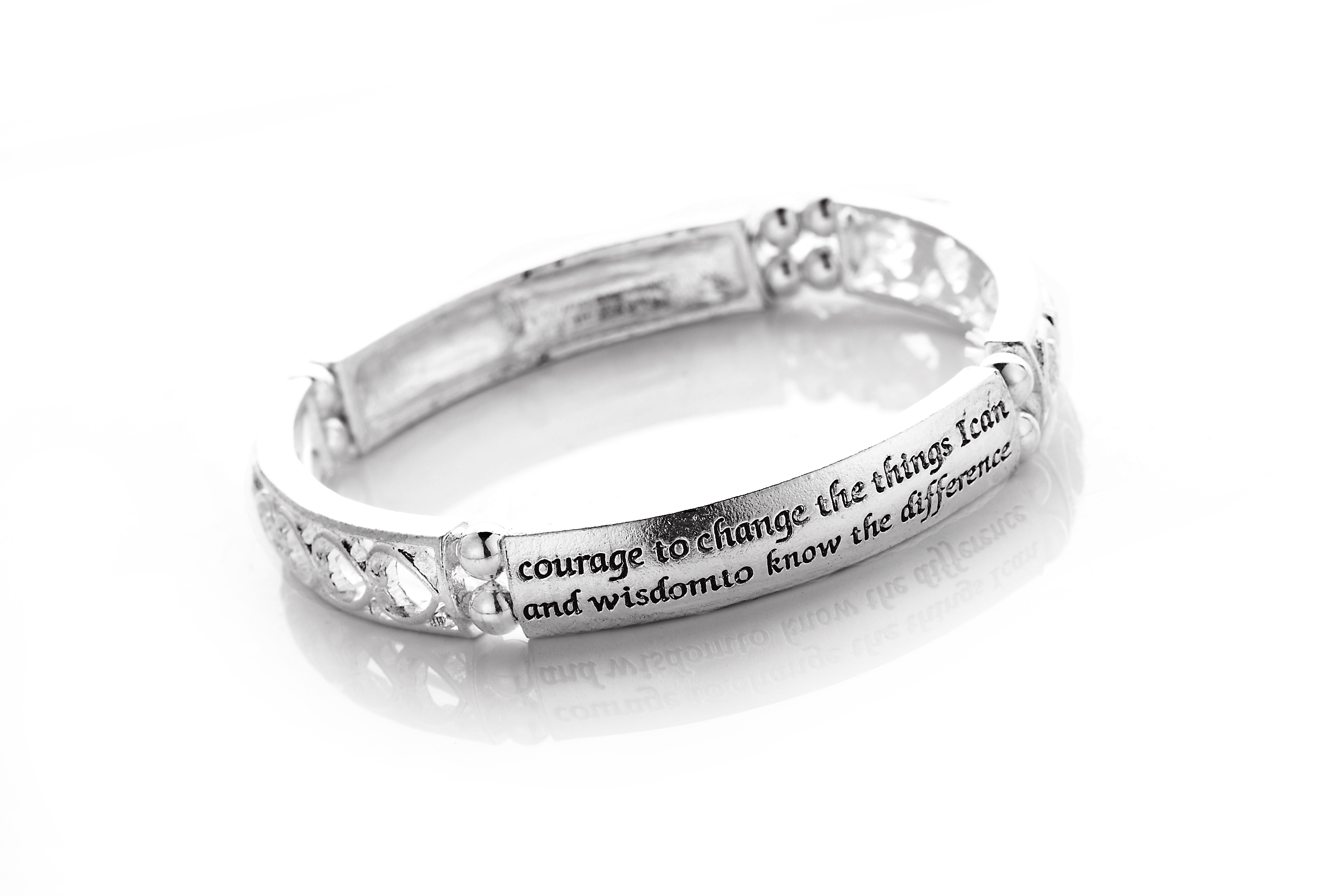Serenity Prayer Engraved Bracelet BelleChic