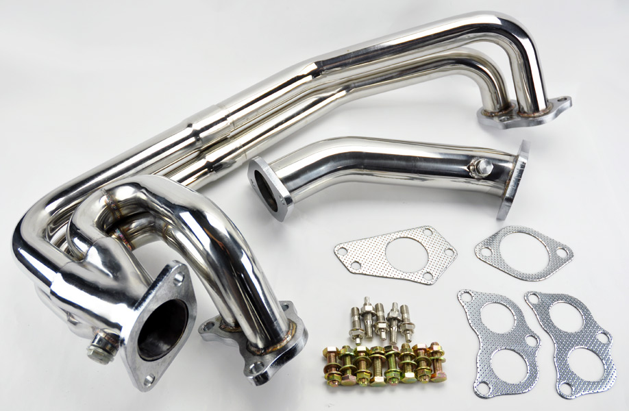 Unequal Slip Joint Exhaust Manifold Header & Up Pipe for Subaru Impreza