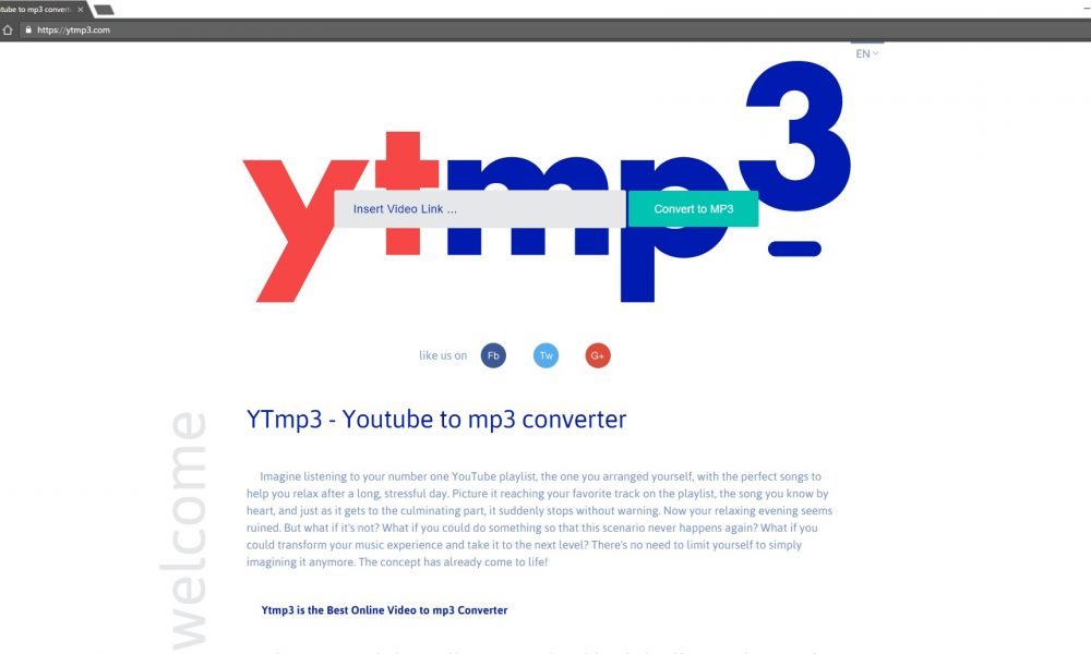 YTmp3 a helping hand for converting YouTube videos to mp3 files