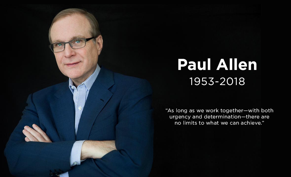 Paul Allen, Microsoft CoFounder Dies of Cancer at Age 65