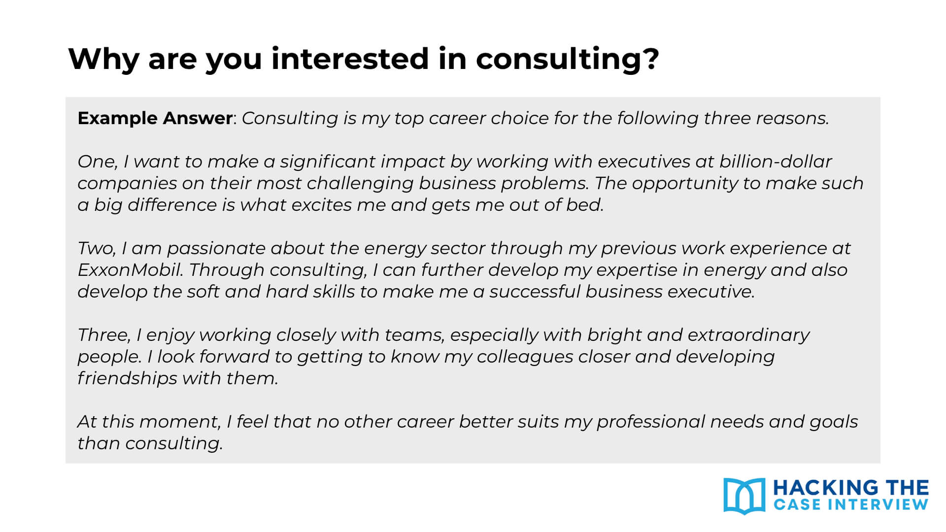 A Complete Guide to Consulting First Round Interviews