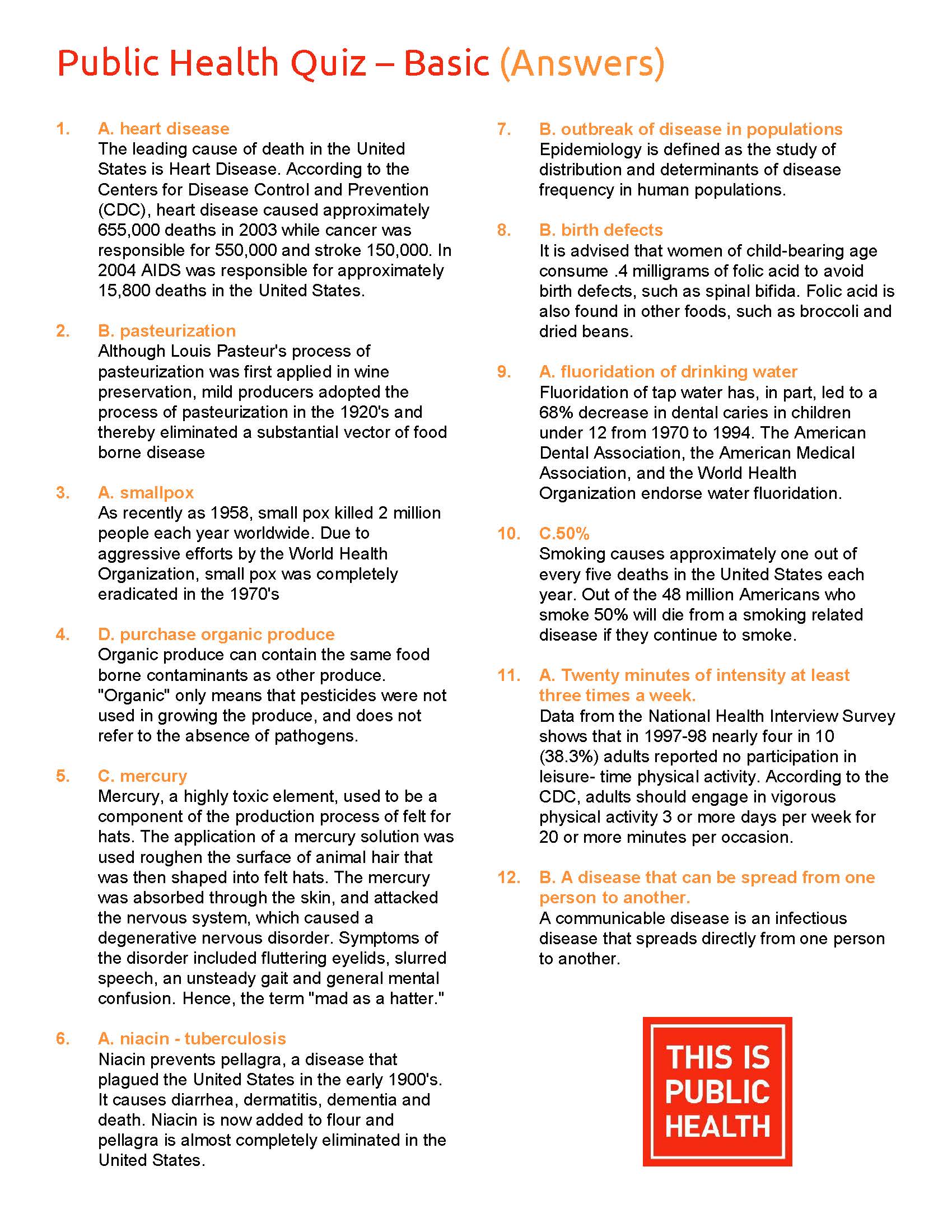 Quizbasicanswers This Is Public Health