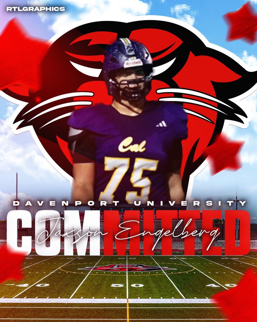 Caledonia 2024 TE/OT/DE/DT Jaxson Engelberg received a roster spot from