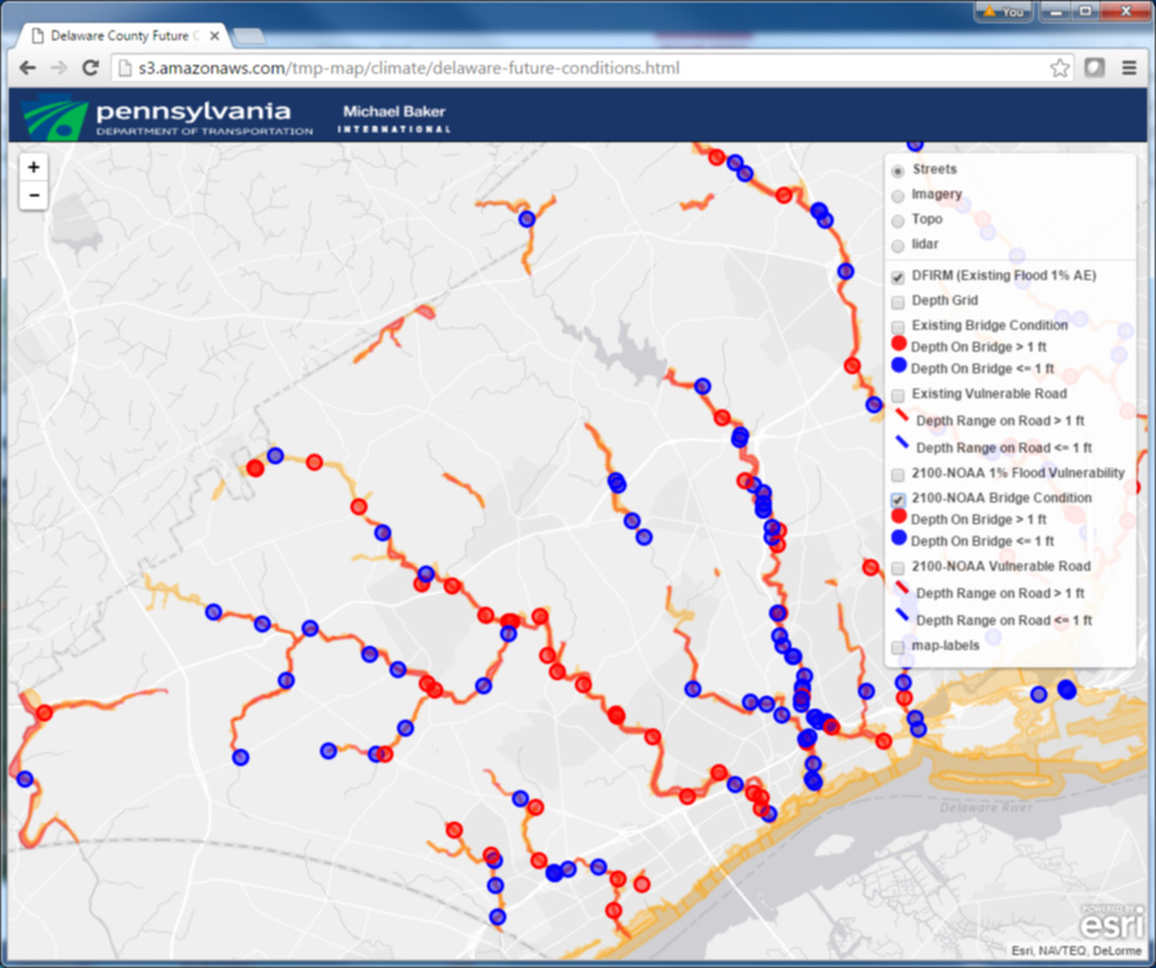 PennDOT Extreme Weather Vulnerability Study