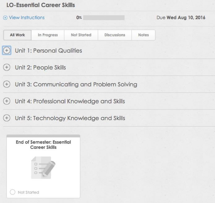 Edmentum/PLATO Course Navigation TRECA