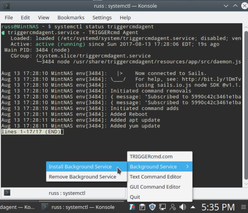[Linux] Failed to start triggercmdagent.service TRIGGERcmd Forum