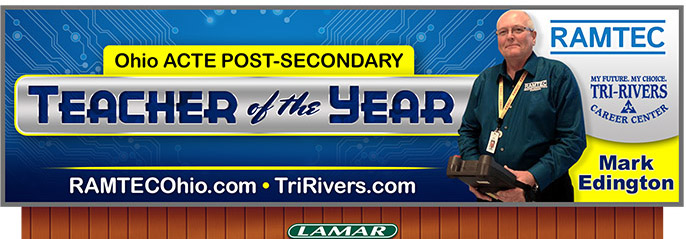 TriRivers RAMTECOhio's Mark Edington is PostSecondary Teacher of the