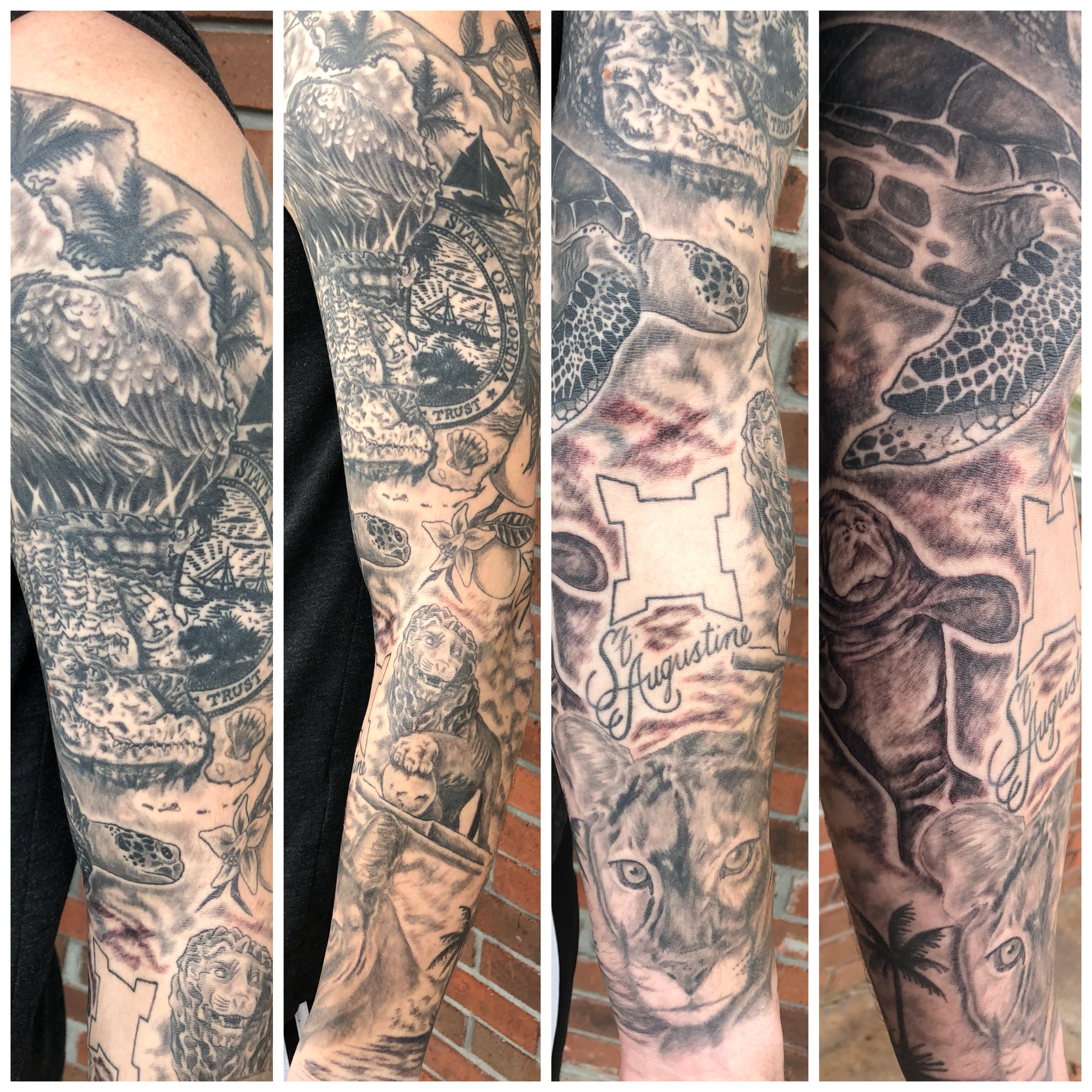 Griffin Tattoo Sleeve Prerna Tattoo Ideas