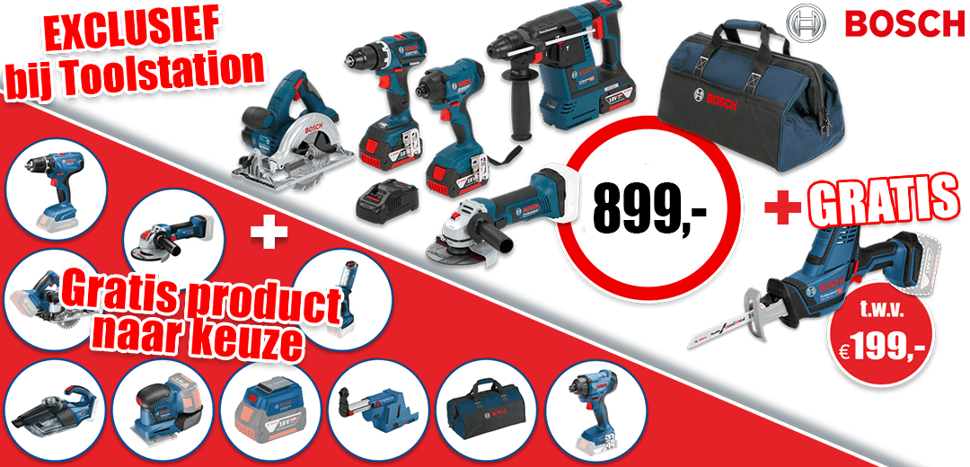 Bosch Deals: Gratis Product Naar Keuze