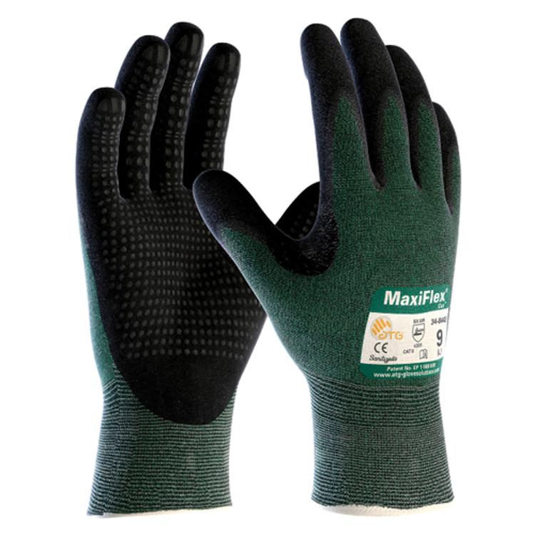 MaxiFlex Cut Seamless Knit Engineered Yarn Glove with Premium Nitrile