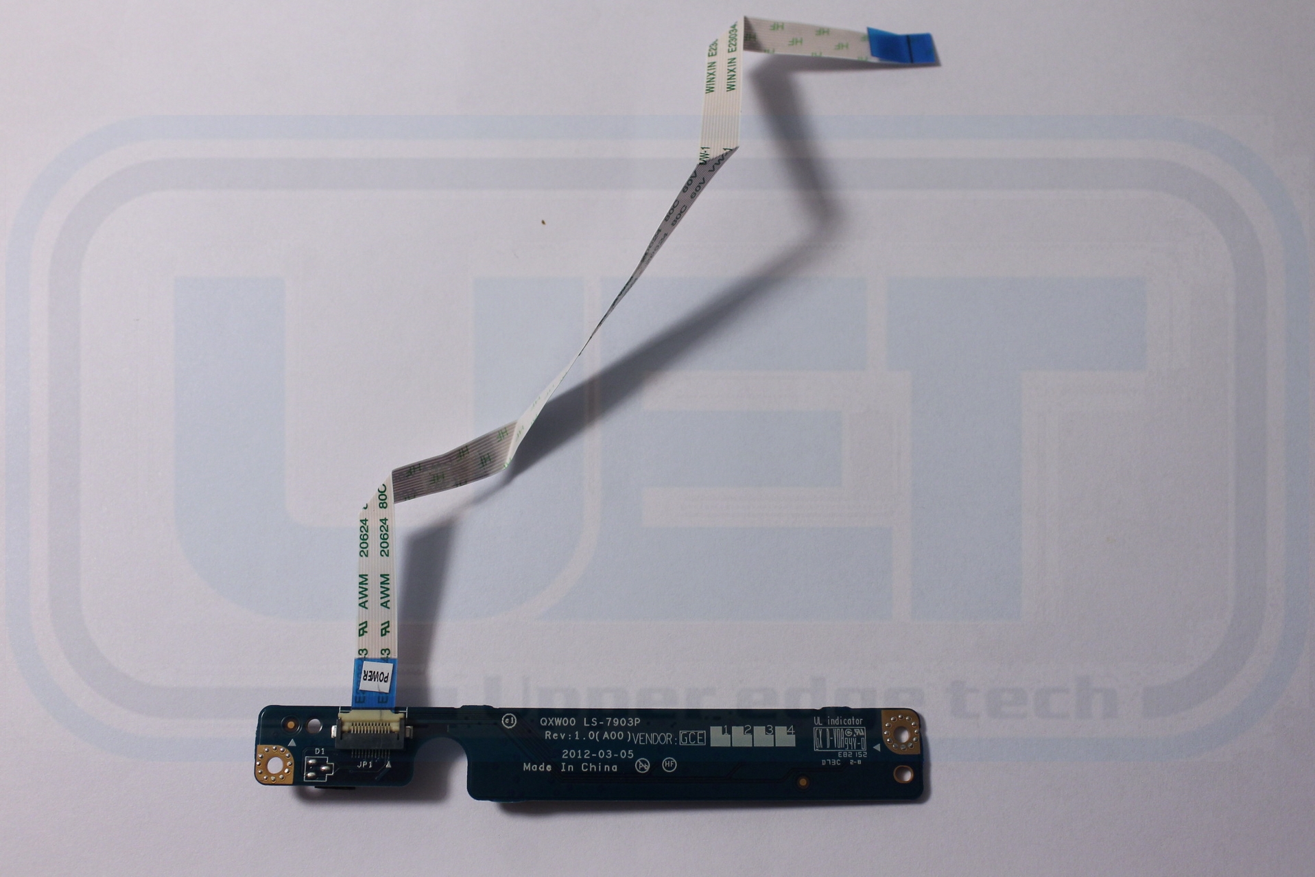 Dell Latitude E5430 Media Buttons Power Button Board with Cable LS