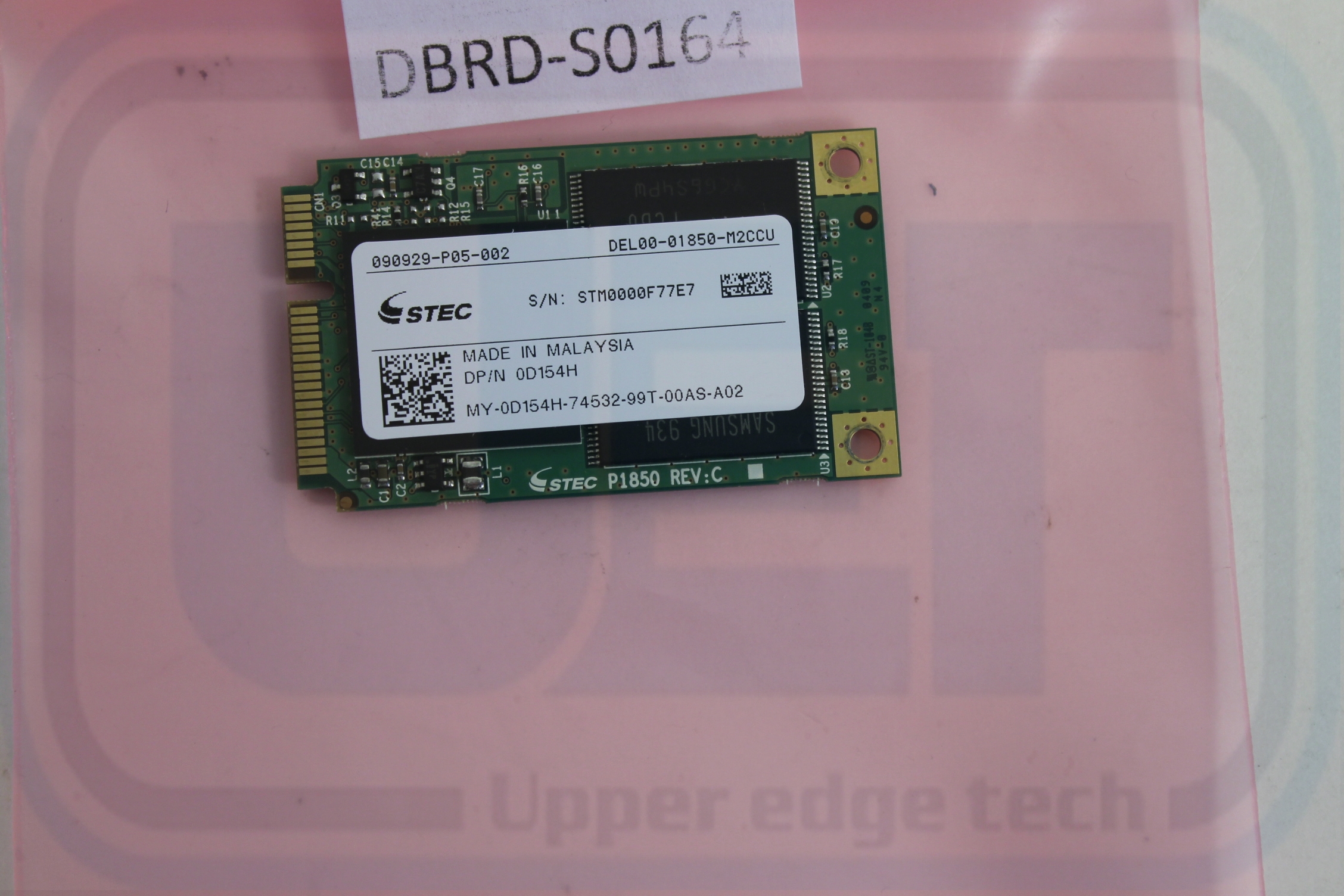 Dell Inspiron Mini 910 8GB PCIe Solid State SSD Hard Drive Board D154H