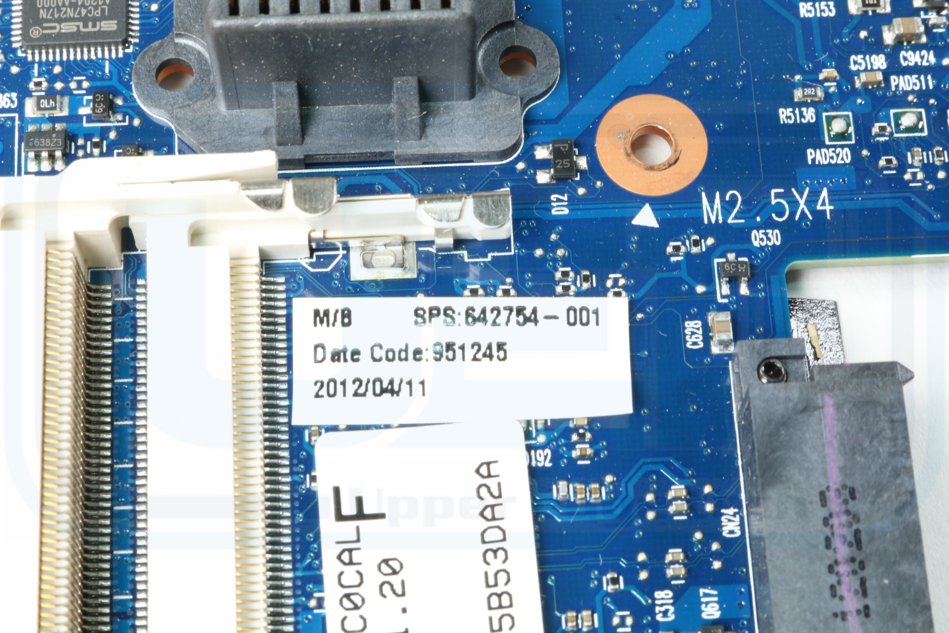 HP Elitebook 8460p Laptop Motherboard 642754-001 NONE AMD Tested