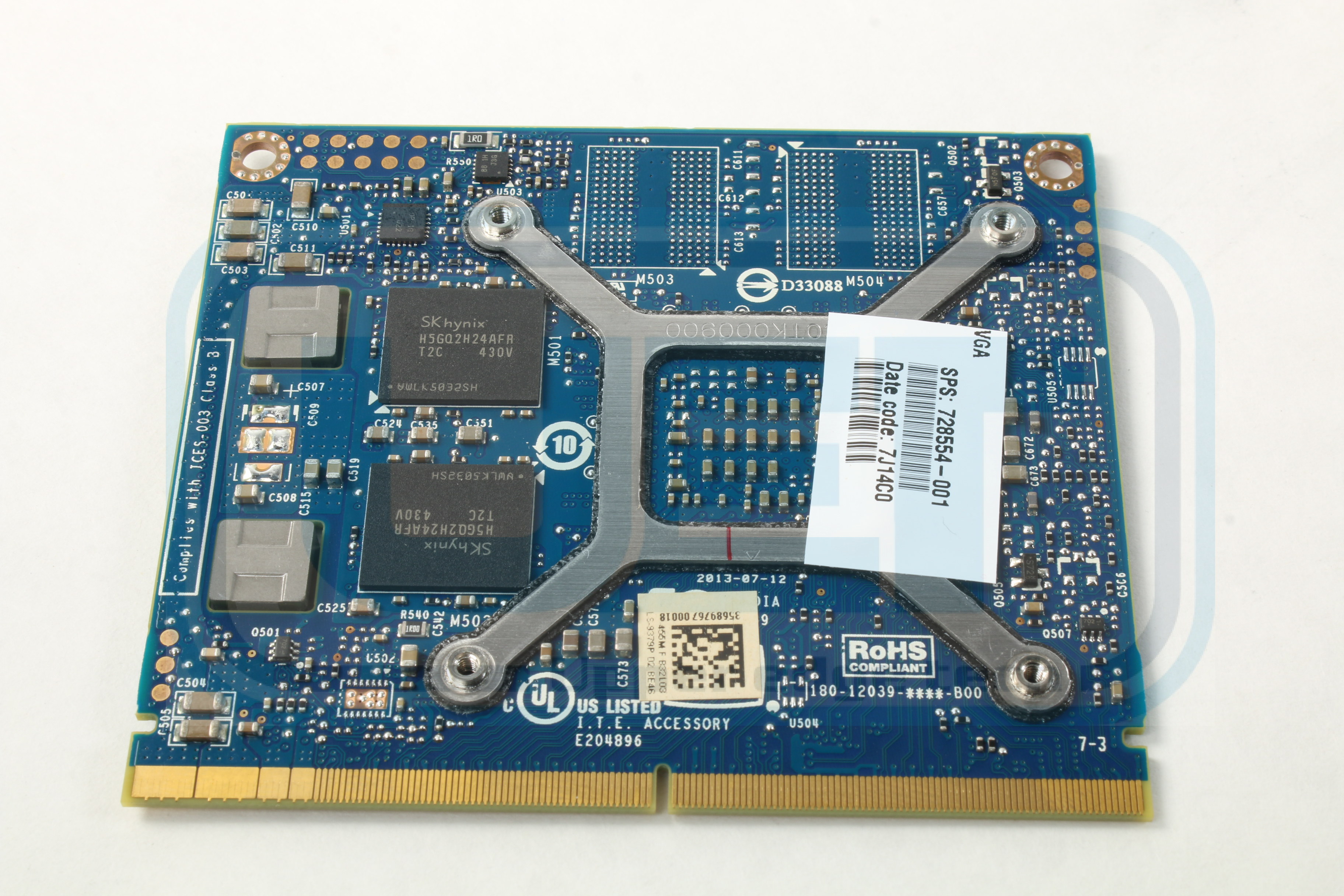 HP Zbook 17 Video Graphics Card GPU 728554001 NVIDIA Quadro K610M N15M