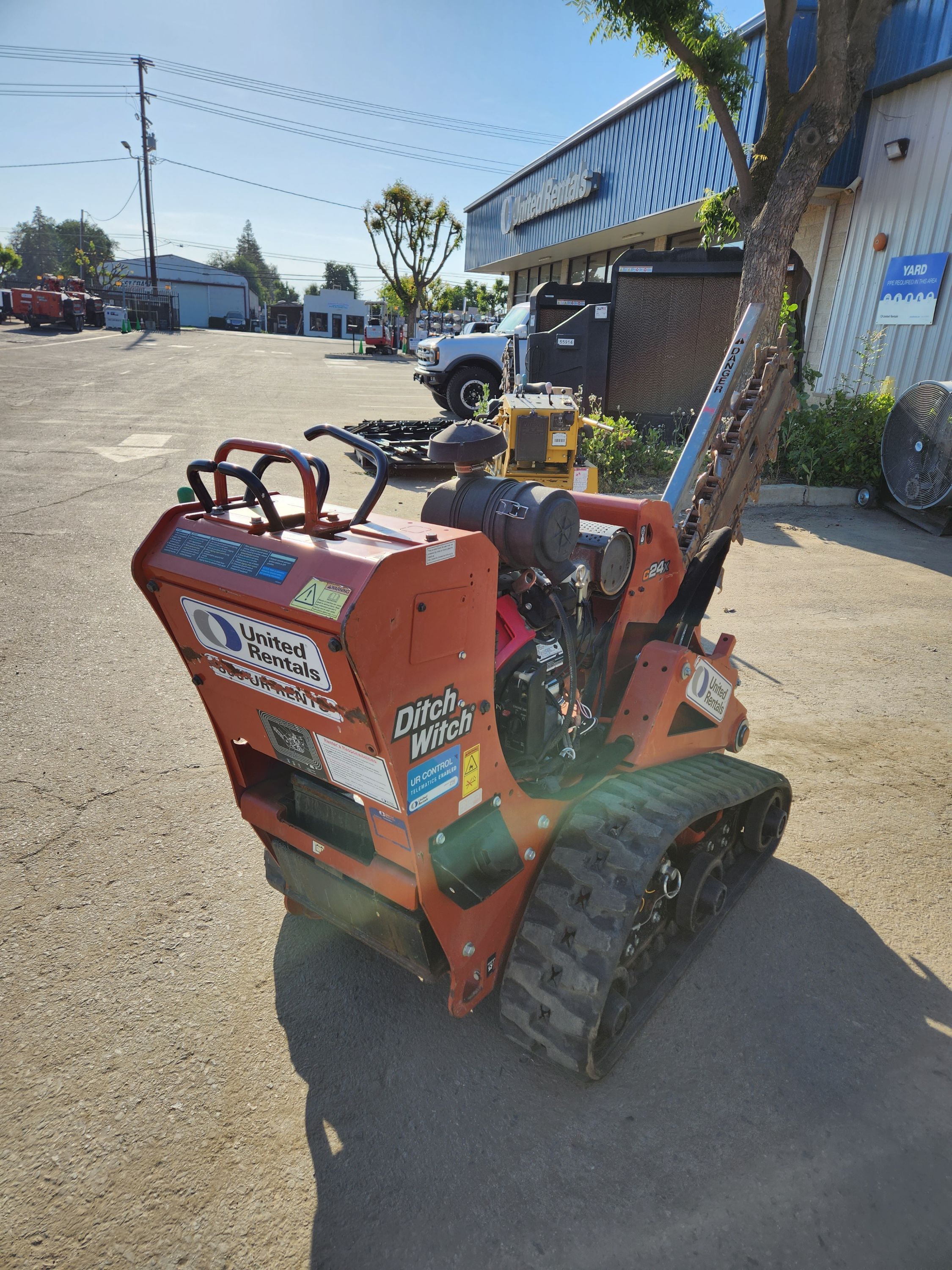Used 2018 Ditch Witch C24X WalkBehind Trencher For Sale in Fresno, CA