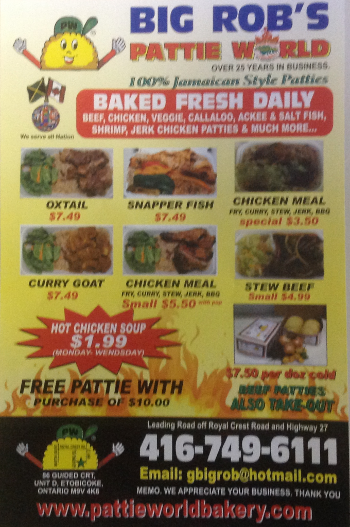 Pattie World Bakery in Etobicoke, Ontario 4165665910 411.ca