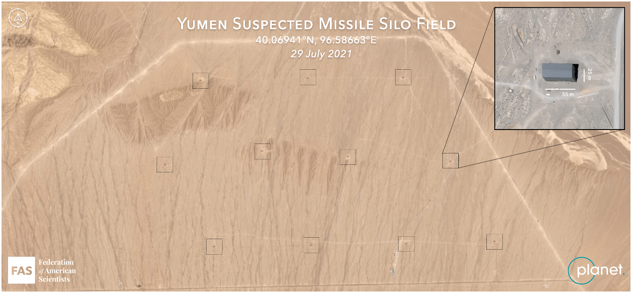 A Closer Look at China’s Missile Silo Construction Federation Of American Scientists