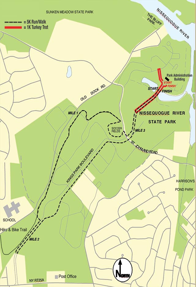 2022 Nissequogue River State Park Turkey Trot 5K Run/Walk