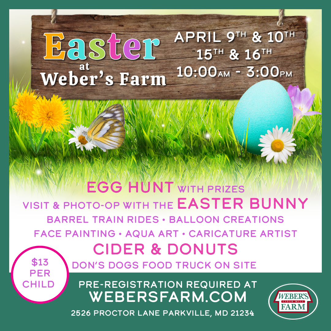 Easter Events 2023 Near Me Nc 2022 Easter At Weber's Farm