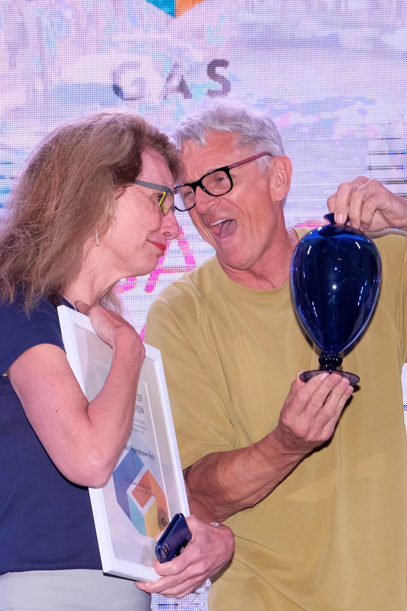 Longtime executive director of the Glass Art Society Pam… UrbanGlass