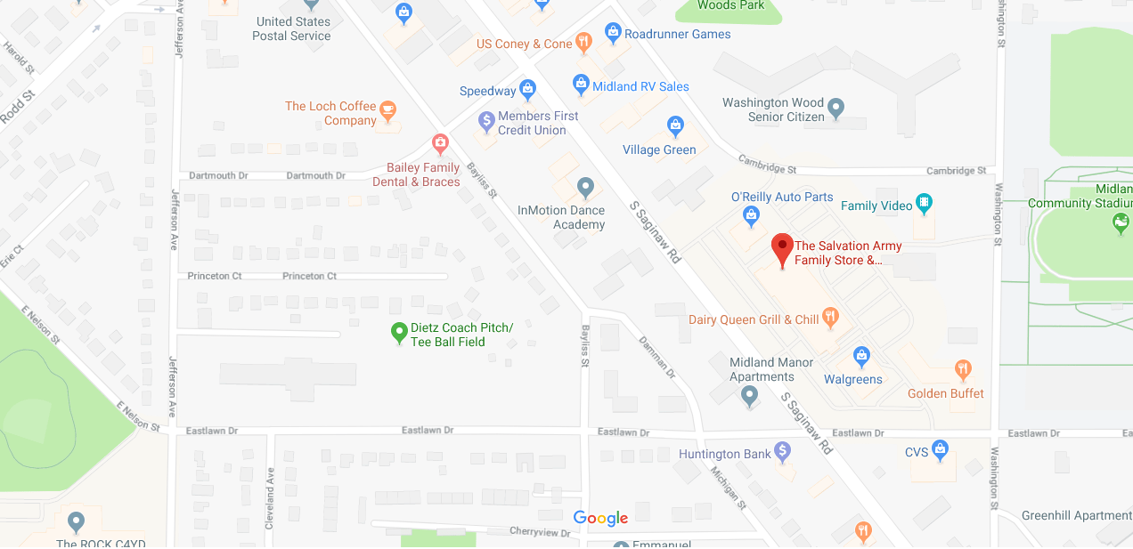 Salvation Army Store Midland Michigan Army Military