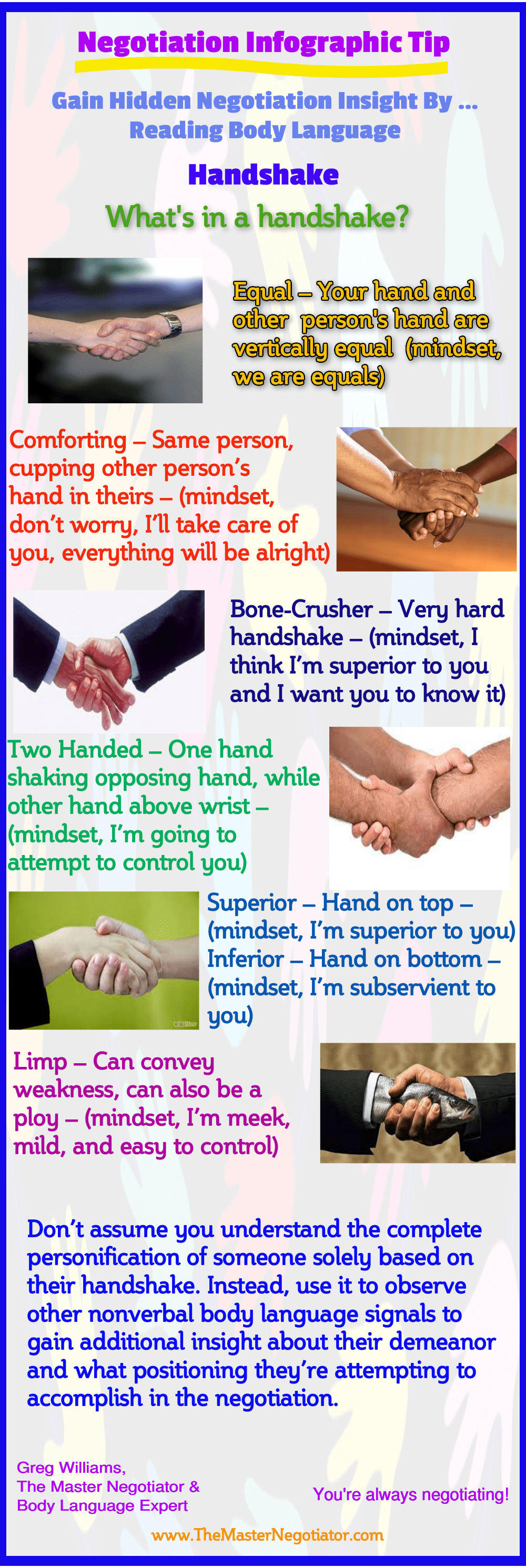 Double Handshake Body Language