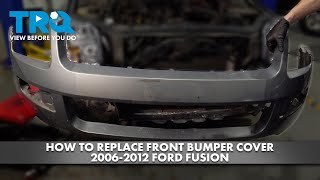 How to Replace Front Bumper Cover 2006-2012 Ford Fusion | 1A Auto