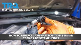 How To Replace Camshaft Position Sensors 2003-09 Toyota 4Runner | 1A Auto