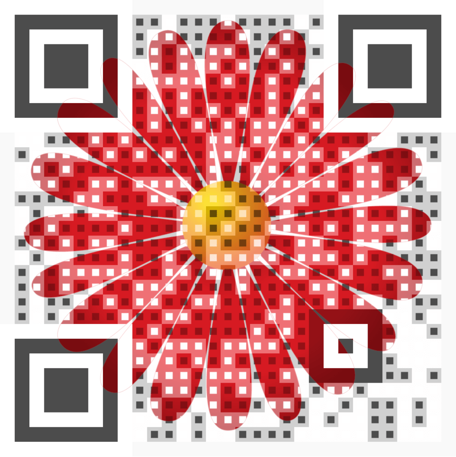 Emmas Garden QR Code by theberniez Visualead