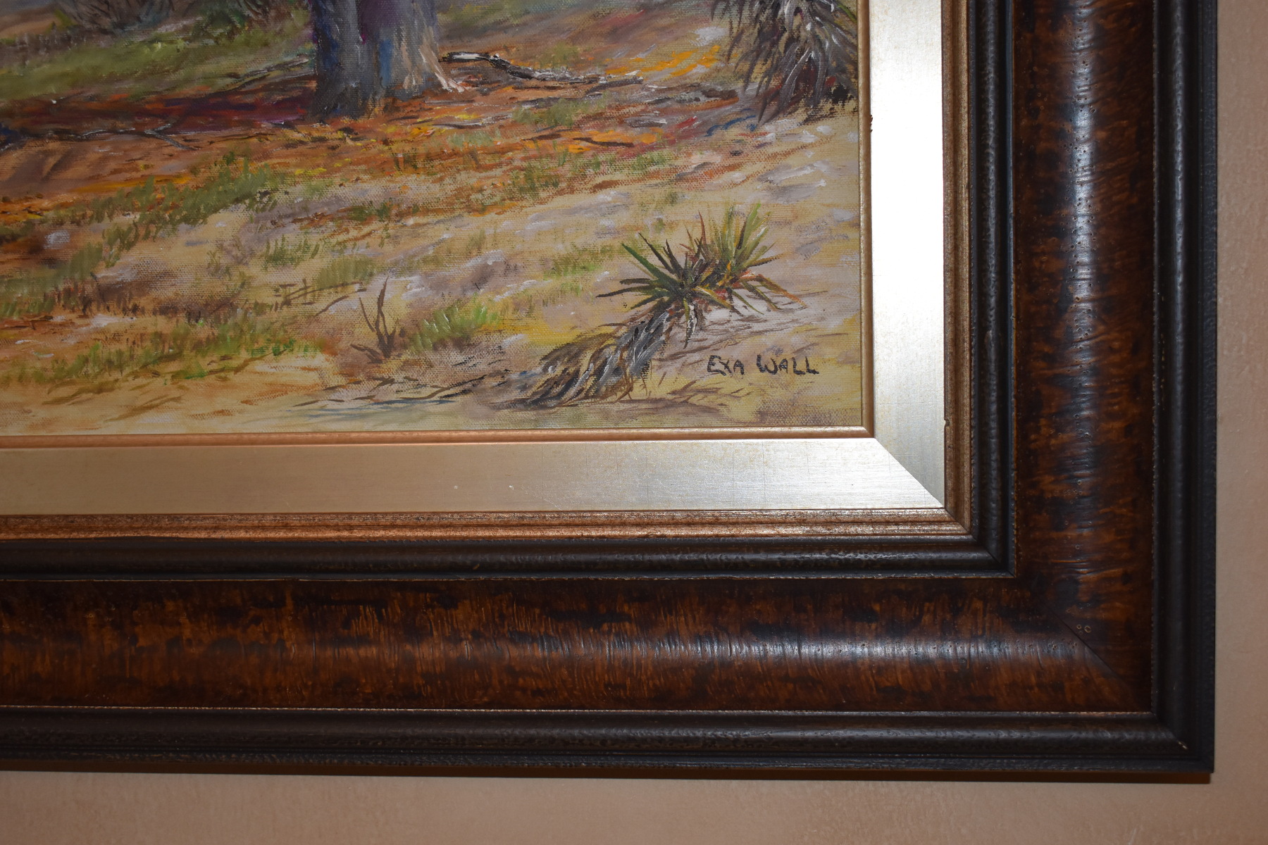Exa Wall 2355 Texas Art Vintage Texas Paintings