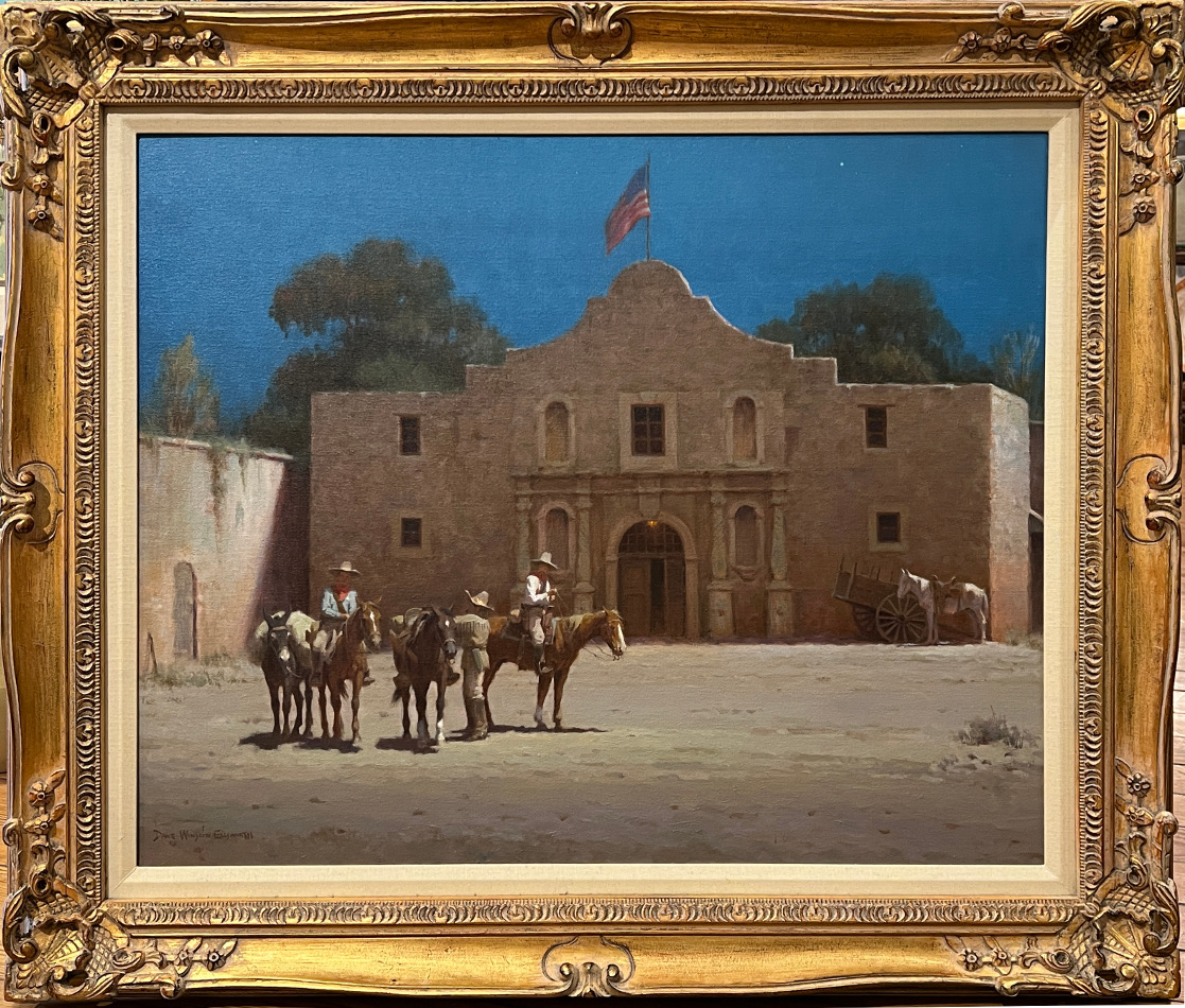 Dane Ellsworth "Texas Rangers On Alamo Plaza" 4308 Texas Art