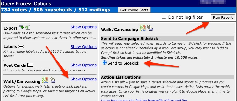 webElect.net - Campaign Sidekick Integration